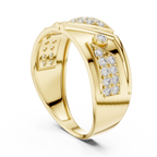 Triana Lab Grown Diamond Geometric Triangle Statement Band Ring
