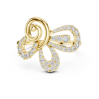 Papilio Lab Grown Diamond Butterfly Swirl Statement Ring with Pavé Wings