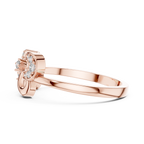 Entwinelle Crossover Ribbon Loop Pavé Lab Grown Diamond Ring