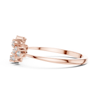 Twigelle Scattered Diamond Leaf Branch Lab Grown Diamond Ring