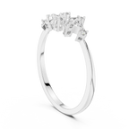 Twigelle Scattered Diamond Leaf Branch Lab Grown Diamond Ring