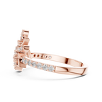 Petalune Pinwheel Blossom Pavé Lab Grown Diamond Ring