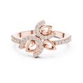 Petalune Pinwheel Blossom Pavé Lab Grown Diamond Ring