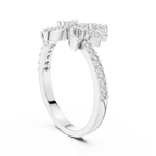 Petalune Pinwheel Blossom Pavé Lab Grown Diamond Ring