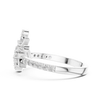 Petalune Pinwheel Blossom Pavé Lab Grown Diamond Ring