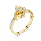 Petalune Pinwheel Blossom Pavé Lab Grown Diamond Ring