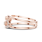 Twirelle Twin Swirl Pavé Double Band Lab Grown Diamond Ring