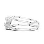 Twirelle Twin Swirl Pavé Double Band Lab Grown Diamond Ring
