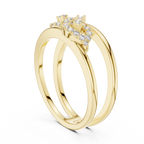 Twirelle Twin Swirl Pavé Double Band Lab Grown Diamond Ring