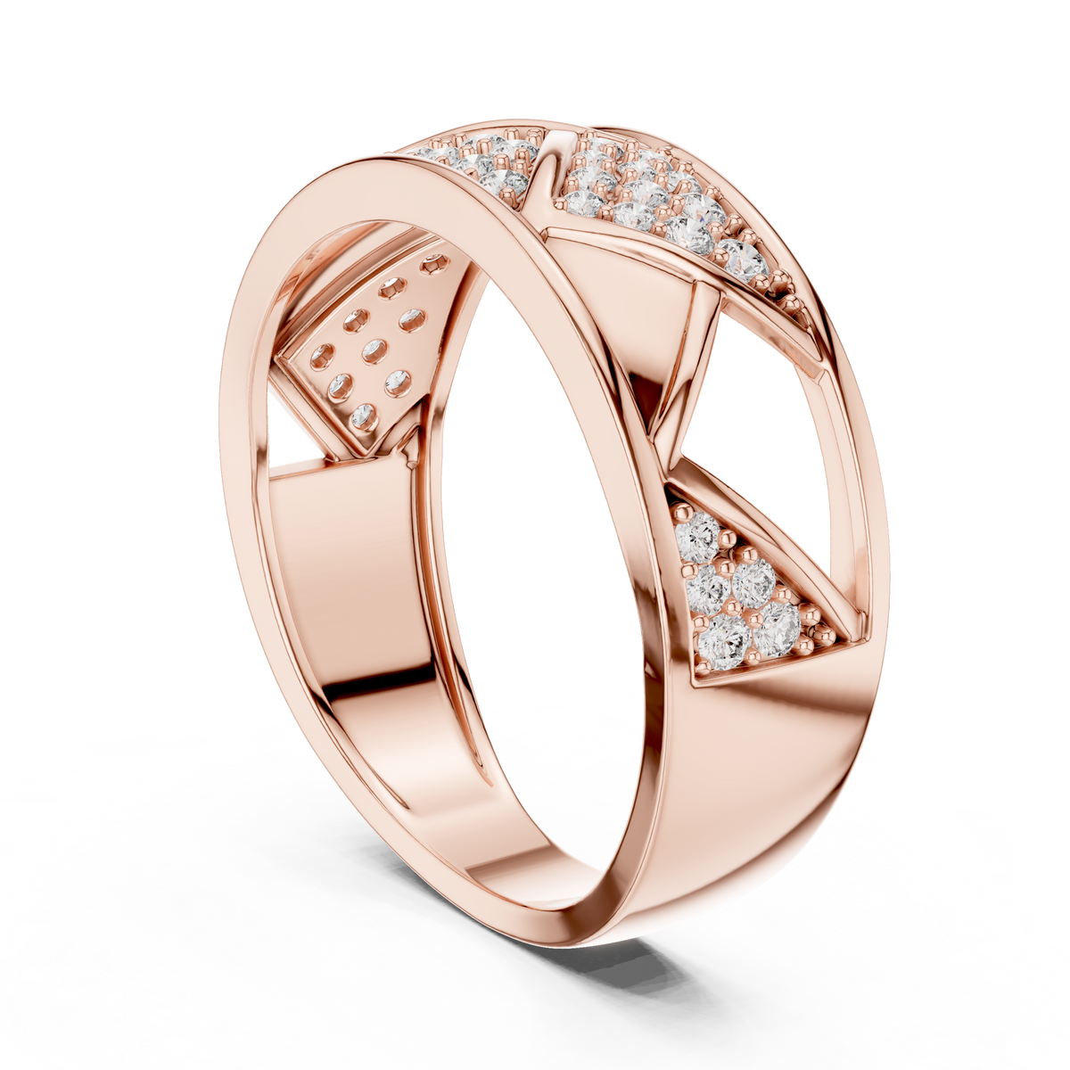 Arvella Geometric Lab Grown Diamond Ring for Women