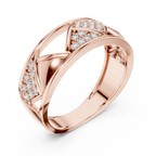 Arvella Geometric Lab Grown Diamond Ring for Women
