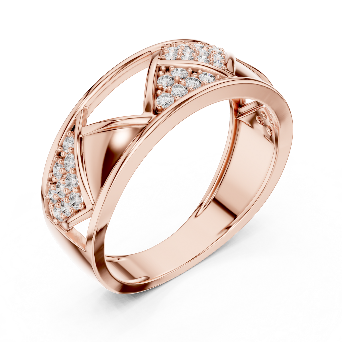 Arvella Geometric Lab Grown Diamond Ring for Women
