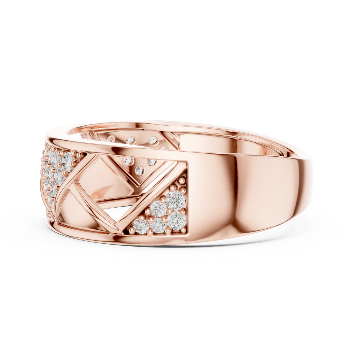 Arvella Geometric Lab Grown Diamond Ring for Women