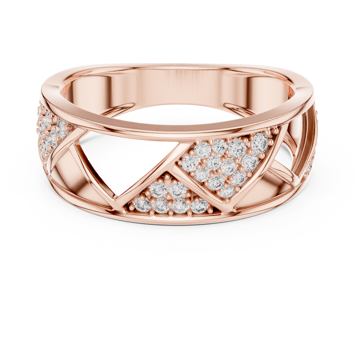 Arvella Geometric Lab Grown Diamond Ring for Women