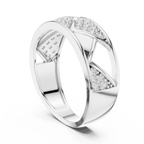 Arvella Geometric Lab Grown Diamond Ring for Women