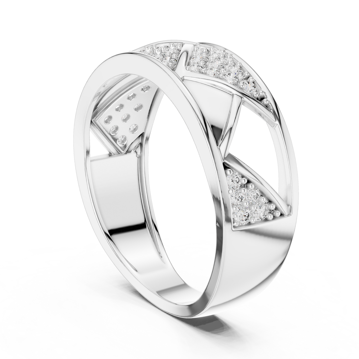 Arvella Geometric Lab Grown Diamond Ring for Women