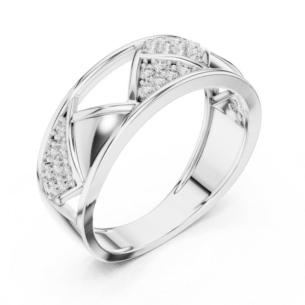 Arvella Geometric Lab Grown Diamond Ring for Women