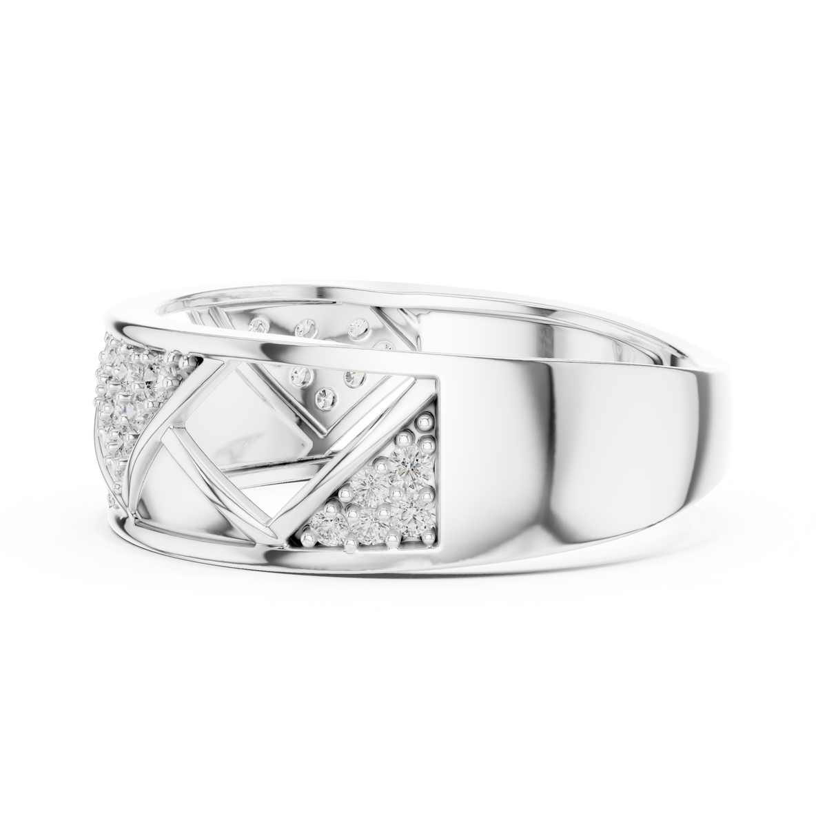 Arvella Geometric Lab Grown Diamond Ring for Women