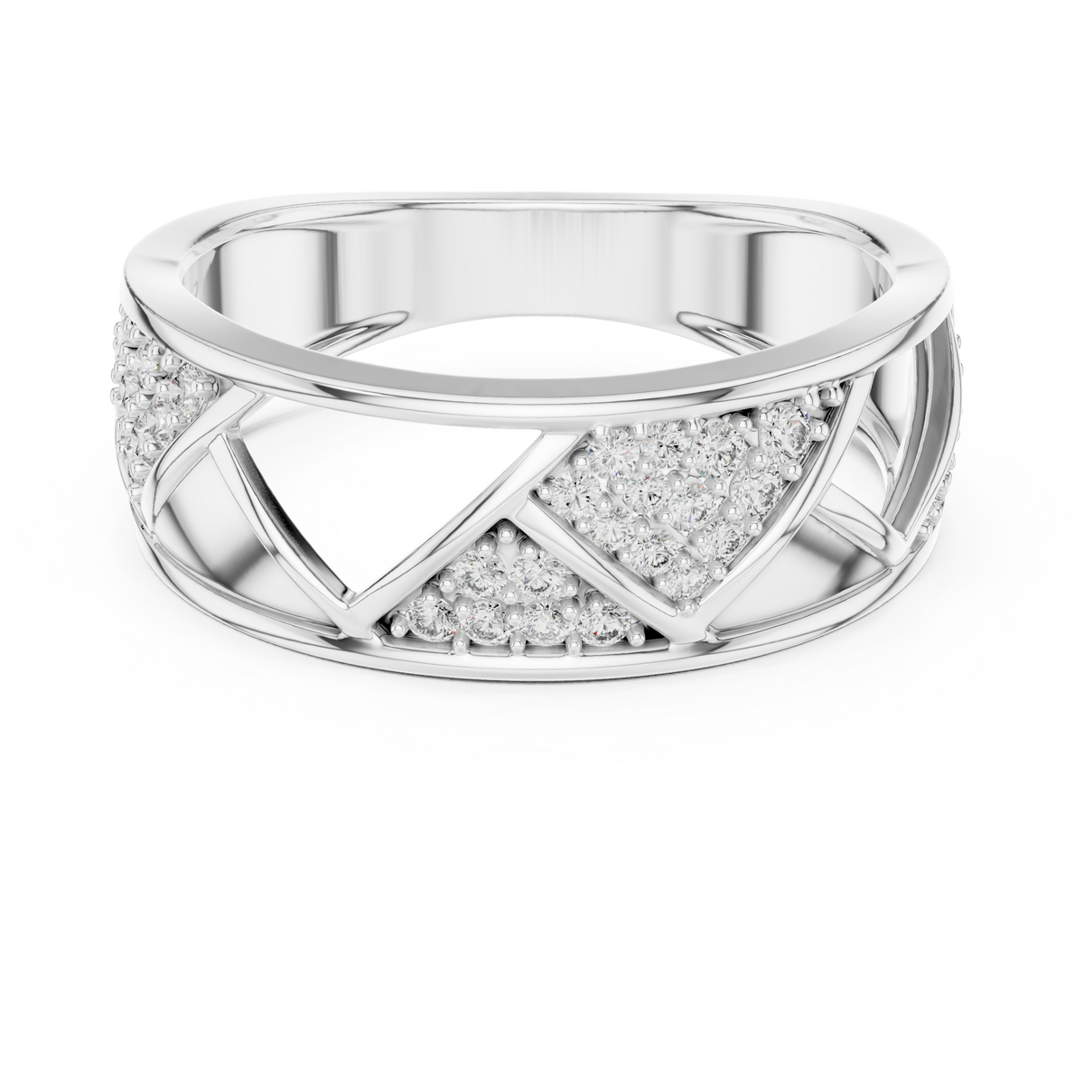 Arvella Geometric Lab Grown Diamond Ring for Women