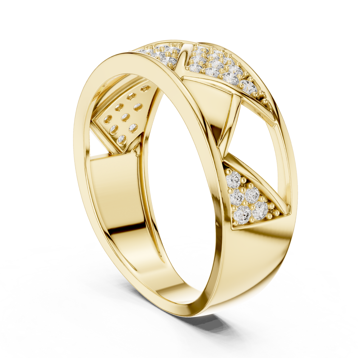 Arvella Geometric Lab Grown Diamond Ring for Women