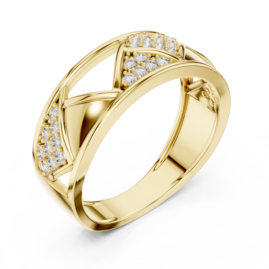 Arvella Geometric Lab Grown Diamond Ring for Women