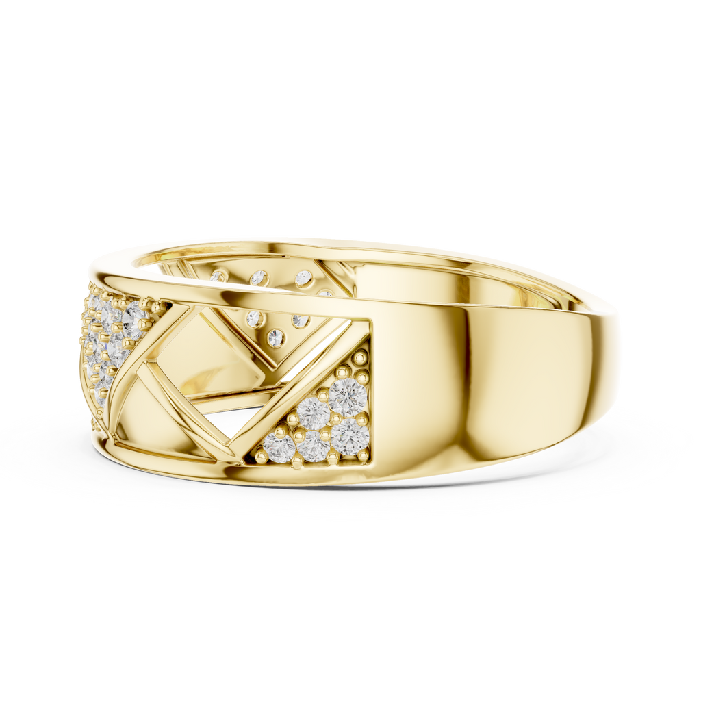 Arvella Geometric Lab Grown Diamond Ring for Women