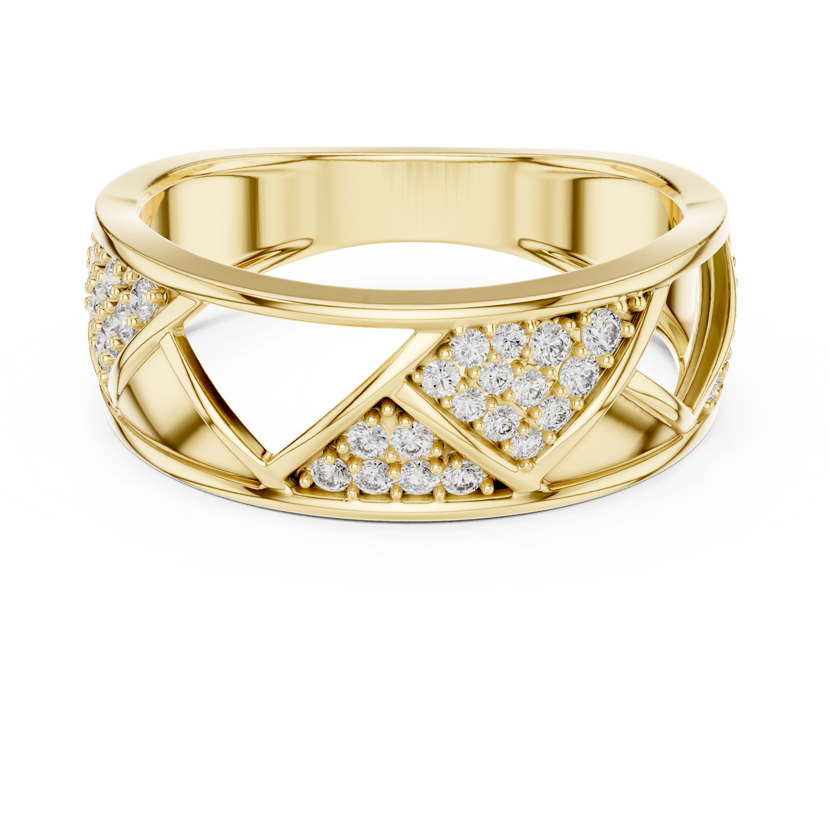 Arvella Geometric Lab Grown Diamond Ring for Women