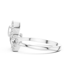 Hexalyra Trefoil Hexagon Pavé Lab Grown Diamond Ring