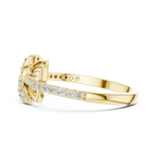Aliselle Butterfly Wing Pavé Lab Grown Diamond Ring