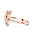 Trivanta Interlocked Triangle Pavé Lab Grown Diamond Ring