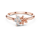Apiella Honeybee Four Stone Cluster Lab Grown Diamond Ring