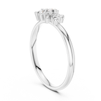 Apiella Honeybee Four Stone Cluster Lab Grown Diamond Ring