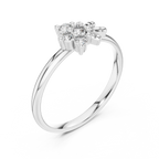 Apiella Honeybee Four Stone Cluster Lab Grown Diamond Ring