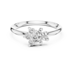 Apiella Honeybee Four Stone Cluster Lab Grown Diamond Ring