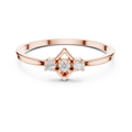 Lozelle Geometric Three Stone Lab Grown Diamond Stacking Ring