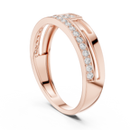 Zarelle Lab Grown Diamond Band Ring for Women.