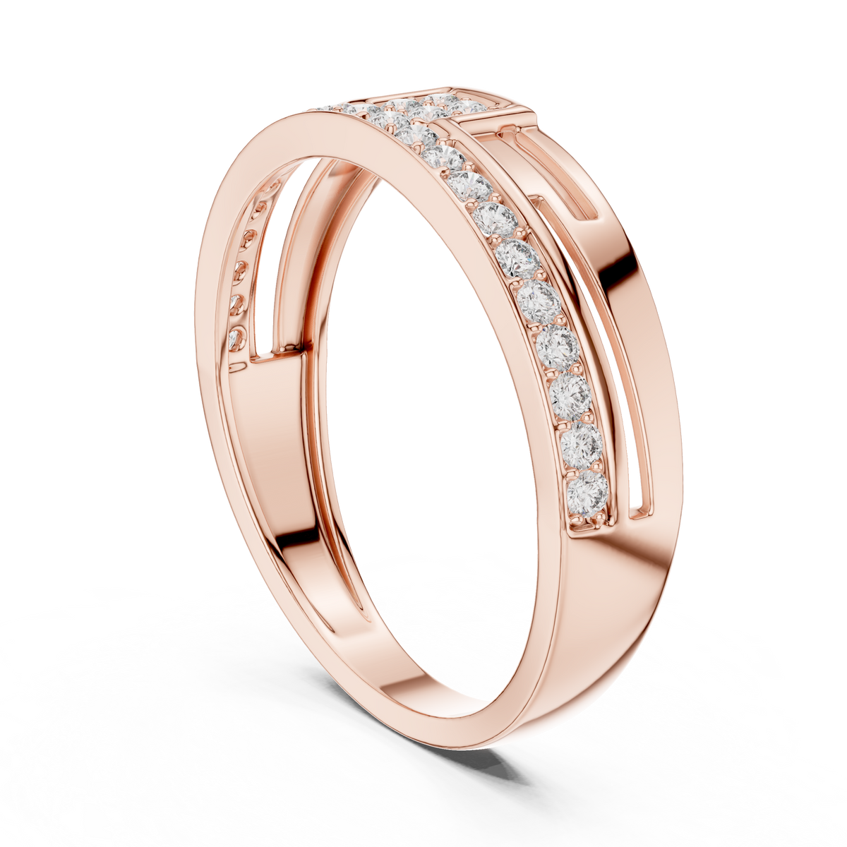 Zarelle Lab Grown Diamond Band Ring for Women.