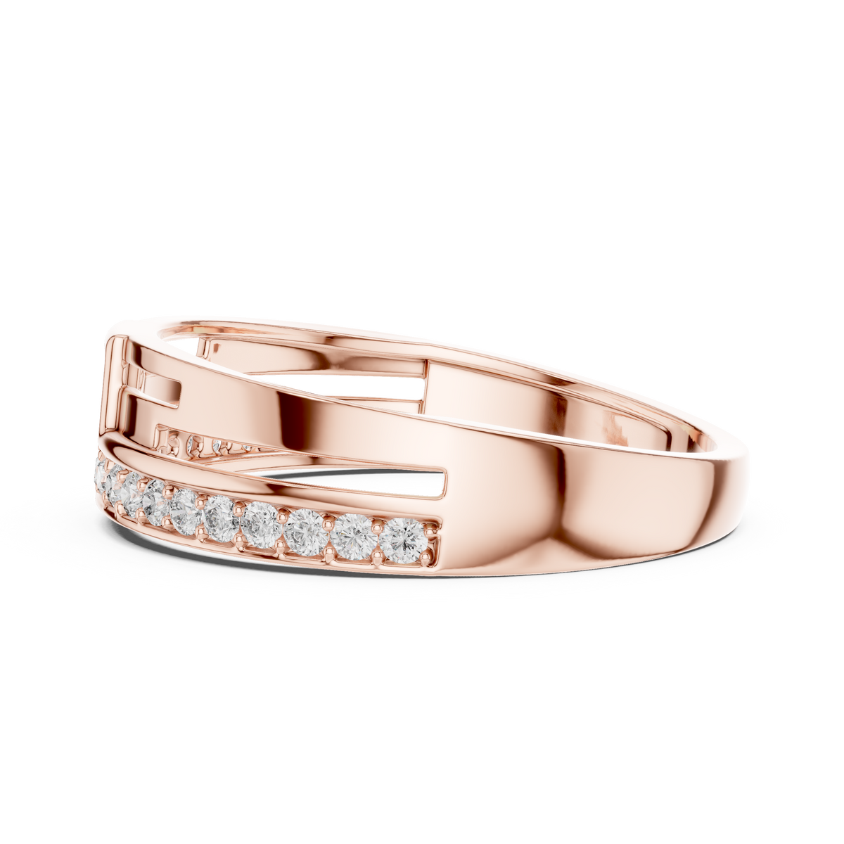 Zarelle Lab Grown Diamond Band Ring for Women.