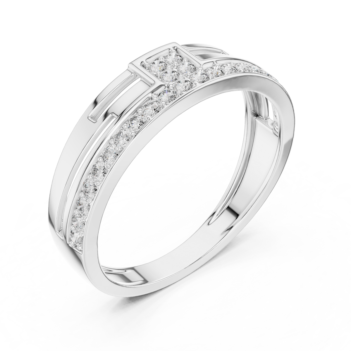 Zarelle Lab Grown Diamond Band Ring for Women.