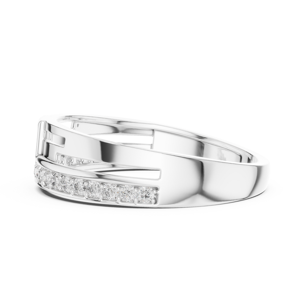 Zarelle Lab Grown Diamond Band Ring for Women.