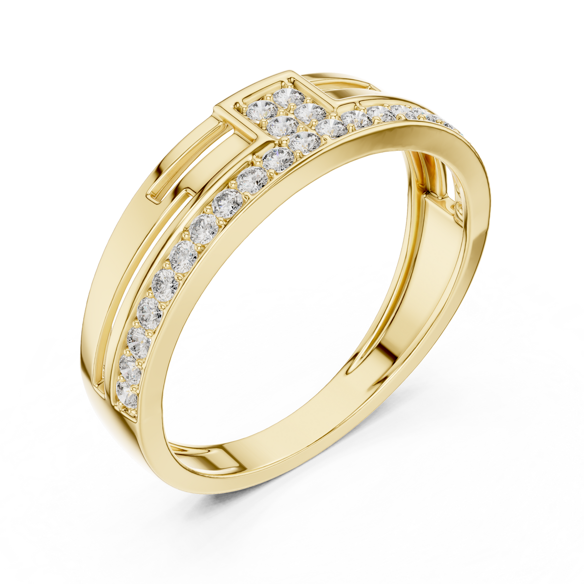 Zarelle Lab Grown Diamond Band Ring for Women.