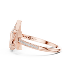 Geometric Triangle Lab Grown Diamond Ring