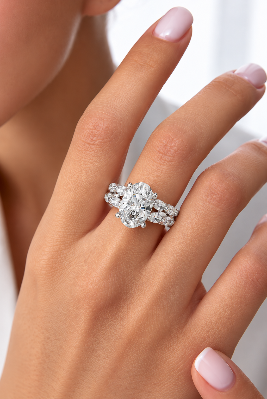 Premium Princess Cut Diamond Solitaire Ring for Women