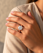 Pure Radiance Round Lab Grown Diamond Solitaire Ring
