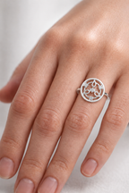 Botanical Orbit Lab Grown Diamond Ring for Women