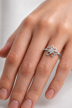 Petal Grace Lab Grown Diamond Ring for Women
