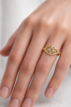 Seraphine Scrollwork Lab Grown Diamond Ring