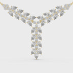 Seraphina Pear Cluster Lab Grown Diamond Y-Necklace