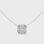 Lunessa Marquise Petal Halo Lab Grown Diamond Pendant Necklace