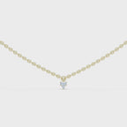 Elowira Delicate Diamond Charm Lab Grown Necklace